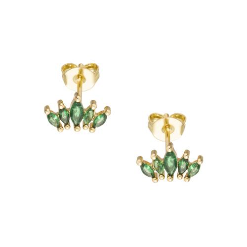 Lyna Gold and Emerald earring