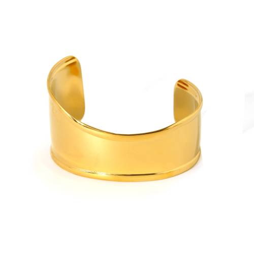 Brazalete Ancho Bianca Oro