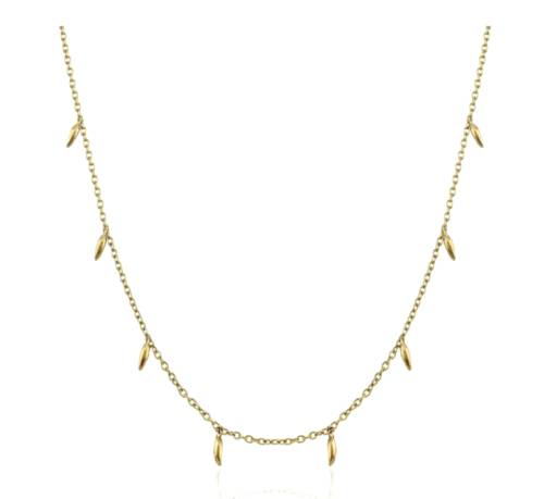 Collar Drops Mini Oro