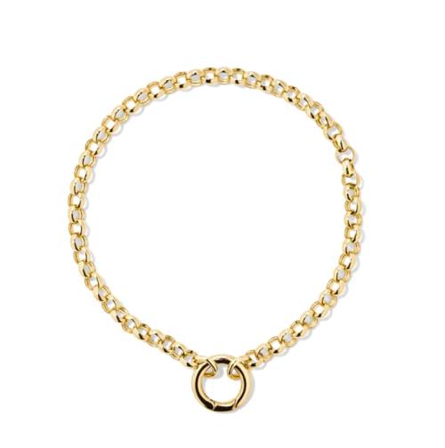 Pulsera Rolo Circulo Charms Oro