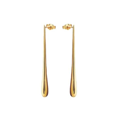 Pendientes Largos Gota Randa Oro